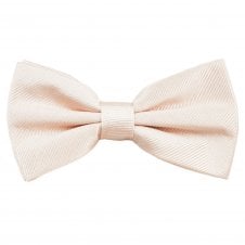 Plain Blush Pink Men's Silk Bow Tie