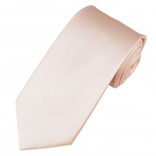 Plain Blush Ribbed Men's Tie