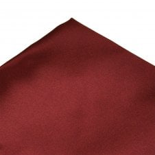 Plain Bordeaux Wine Red Pocket Square Handkerchief