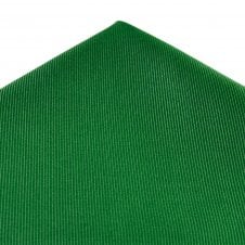 Plain Bottle Green Silk Pocket Square Handkerchief