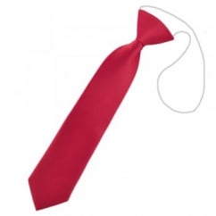 Plain Bright Pink Boys Skinny Tie - 6 Months to 4 Years