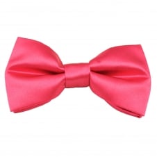 Plain Bright Pink Men's Bow Tie