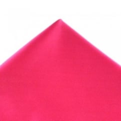 Plain Bright Pink Pocket Square Handkerchief