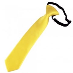 Plain Bright Yellow Boys Skinny Tie - 6 Months to 4 Years