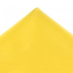 Plain Bright Yellow Pocket Square Handkerchief