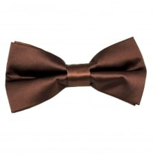Plain Brown Men's Bow Tie
