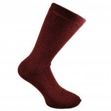 Plain Burgundy Men's Socks