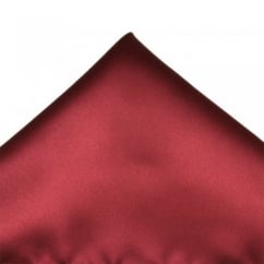 Plain Burgundy Pocket Square Handkerchief