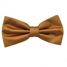 Plain Burnished Copper Men's Bow Tie - End of Line Stock