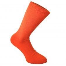 Plain Burnt Orange Men's Socks