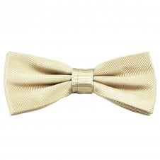 Plain Camel Men's Silk Bow Tie