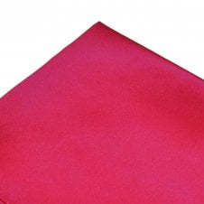 Plain Cerise Pink Pocket Square Handkerchief