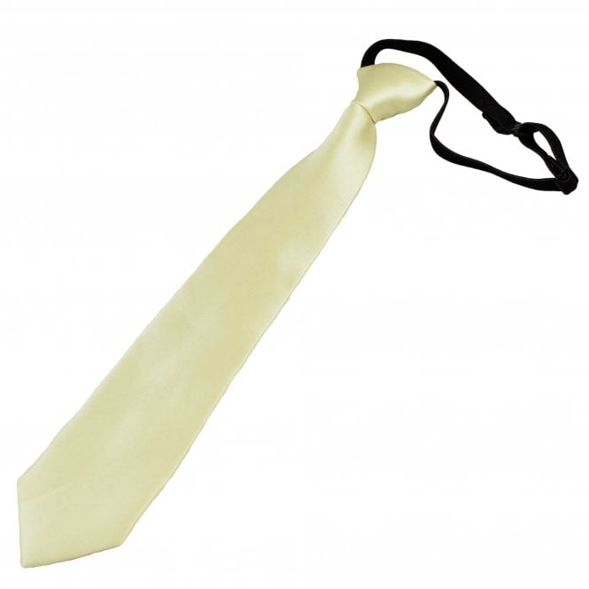 Plain Champagne Boys Skinny Tie - 6 Months to 4 Years