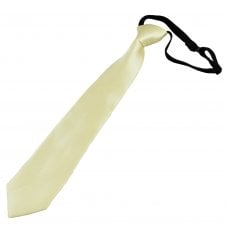 Plain Champagne Boys Skinny Tie - 6 Months to 4 Years