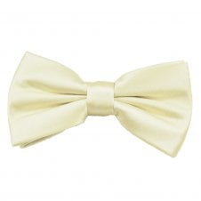 Plain Champagne Men's Bow Tie