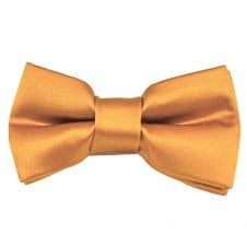 Plain Copper Boys Bow Tie