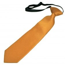 Plain Copper Boys Tie - 6 Months to 4 Years