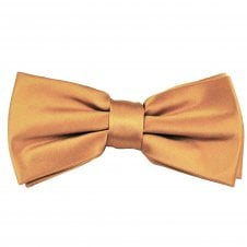 Plain Copper Men's Bow Tie