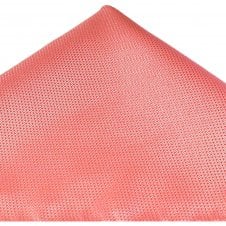 Plain Coral Textured Pocket Square Handkerchief