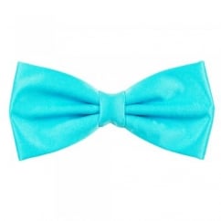 Plain Cornflower Blue Bow Tie