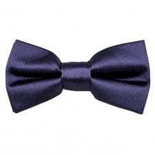 Plain Damson Plum Boys Bow Tie