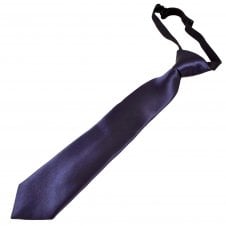 Plain Damson Plum Boys Tie - 6 Months to 4 Years