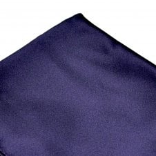 Plain Damson Plum Pocket Square Handkerchief