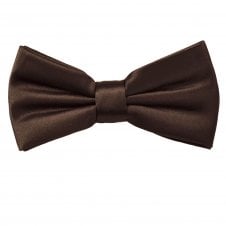 Plain Dark Brown Men's Bow Tie