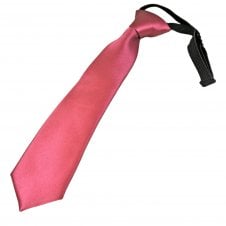 Plain Dark Mauve Pink Boys Tie - 6 Months to 4 Years