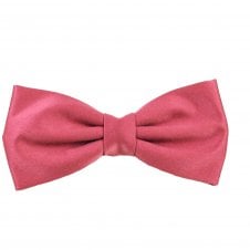 Plain Dark Mauve Pink Men's Bow Tie