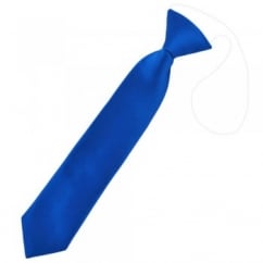 Plain Dark Royal Blue Boys Skinny Tie - 6 Months to 4 Years