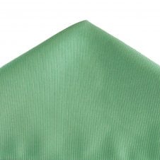 Plain Dark Sage Green Ribbed Pocket Square Handkerchief