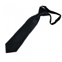 Plain Dark Slate Grey Boys Tie - 6 Months to 4 Years