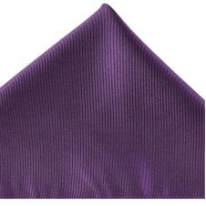 Plain Deep Lilac Silk Pocket Square Handkerchief