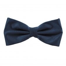 Plain Deep Navy Blue Men's Bow Tie