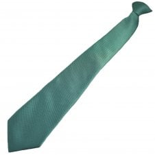 Plain Duck Egg Blue Textured Men's Clip On Tie