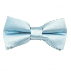 Plain Dusky Blue Boys Bow Tie