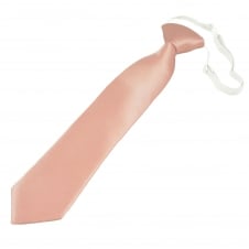 Plain Dusky Pink Boys Tie - 6 Months to 4 Years