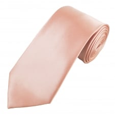 Plain Dusky Pink Men's Satin Tie