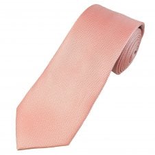 Plain Dusky Pink Textured Men's Tie