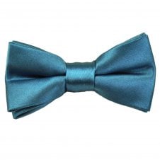 Plain Dusty Blue Boys Bow Tie