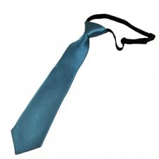 Plain Dusty Blue Boys Tie - 6 Months to 4 Years