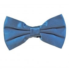 Plain Dusty Blue Men's Bow Tie