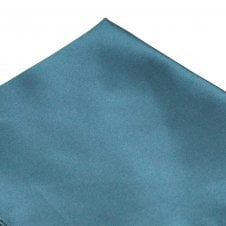 Plain Dusty Blue Pocket Square Handkerchief