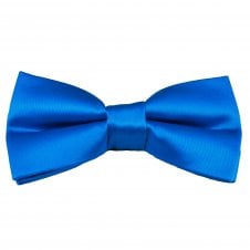 Plain Electric Blue Men's Bow Tie