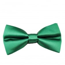 Plain Emerald Green Boys Bow Tie