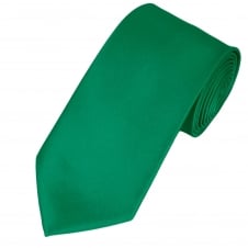 Plain Emerald Green Extra Long Tie