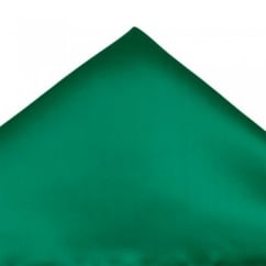 Plain Emerald Green Pocket Square Handkerchief