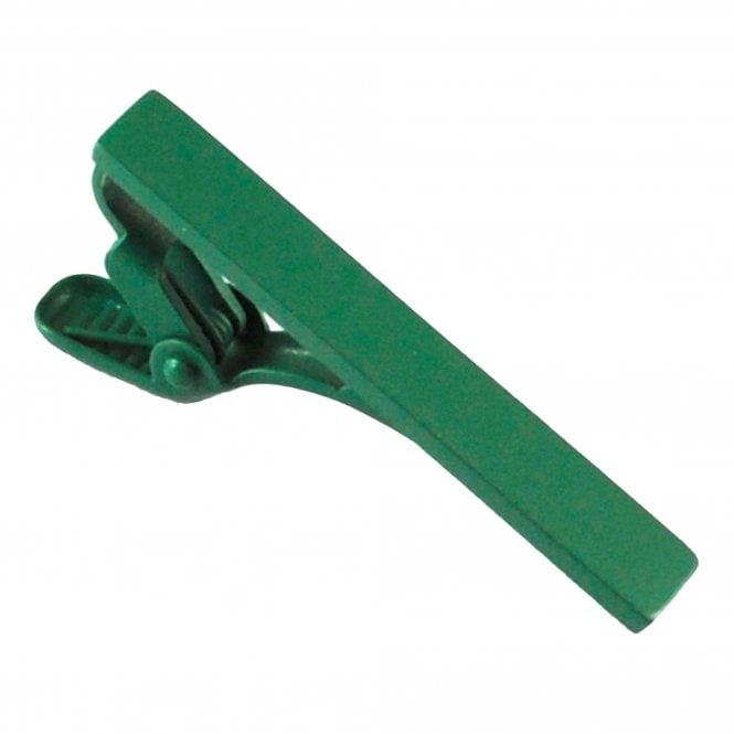 Plain Emerald Green Tie Clip