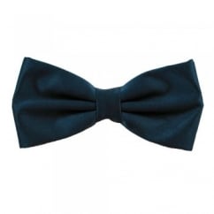 Plain French Navy Blue Men's Bow Tie
